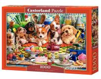 Opakowanie Puzzle 1000 Puppies Dessert CASTOR