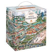 Opakowanie Puzzle 1000 Puzzlove rodzinne CzuCzu Miasto Warszawa