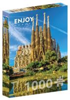 Opakowanie Puzzle 1000 Sagrada Familia/Barcelona/Hiszpania