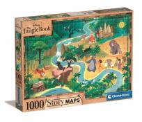 Opakowanie Puzzle 1000 Story Maps Księga Dżungli