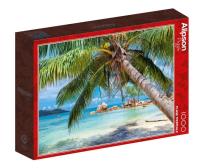 Opakowanie Puzzle 1000 Tropikalna plaża