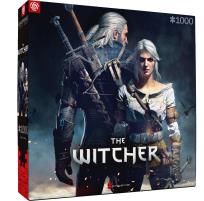 Opakowanie Puzzle 1000 Wiedźmin: Geralt & Ciri