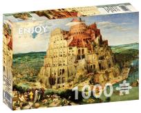 Opakowanie Puzzle 1000 Wieża Babel, Pieter Bruegel