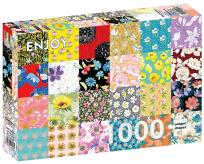 Opakowanie Puzzle 1000el Kwiecisty patchwork