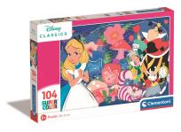 Opakowanie Puzzle 104 Super Kolor Disney Classic Alice