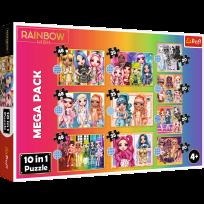 Opakowanie Puzzle 10w1 Kolekcja modnych laleczek TREFL