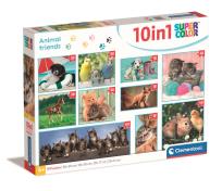 Opakowanie Puzzle 10w1 Super Kolor Animal Friends