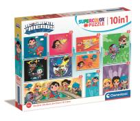 Opakowanie Puzzle 10w1 Super Kolor DC Comics
