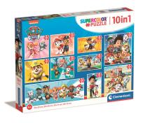 Opakowanie Puzzle 10w1 Super Kolor Psi Patrol