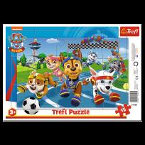 Opakowanie Puzzle 15 Ramkowe Uczynne pieski Viacom PAW Patrol 31428