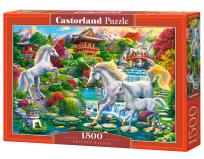 Opakowanie Puzzle 1500 Unicorn Garden CASTOR