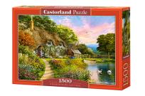 Opakowanie Puzzle 1500 Wiejski domek CASTOR