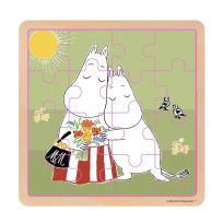 Opakowanie Puzzle 16 drewniane Muminki - Przytul Mnie