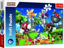 Opakowanie Puzzle 160 Sonic i przyjaciele TREFL