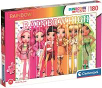 Opakowanie Puzzle 180 Supercolor Rainbow High