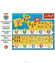 Opakowanie Puzzle 20 Edukacyjne Cyferki Psi Patrol TREFL