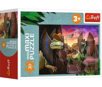 Opakowanie Puzzle 20 miniMaxi Poznaj świat dinozaurów 1 TREFL
