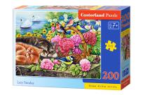 Opakowanie Puzzle 200 Leniwa niedziela CASTOR