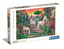 Opakowanie Puzzle 2000 HQ Classical Garden Unicorns