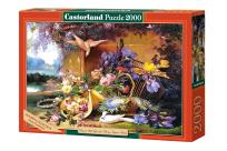 Okładka książki Puzzle 2000 Kwiaty CASTOR