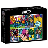 Opakowanie Puzzle 2000 Kwiaty, Romero Britto