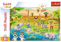 Opakowanie PUZZLE 24 Maxi - Bobaski i zwierzęta