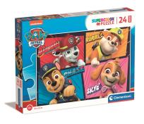 Opakowanie Puzzle 24 Maxi Super Kolor Paw Patrol
