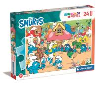 Opakowanie Puzzle 24 Maxi Super Kolor Smurfs Puffi