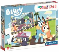 Opakowanie Puzzle 24 Maxi Superkolor Bluey
