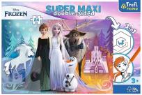 Opakowanie Puzzle 24 Super Maxi Wesoły świat Krainy Lodu