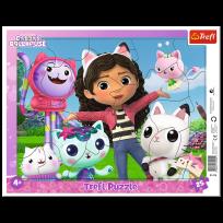 Opakowanie Puzzle 25 Ramkowe Poznaj Gabi 31415