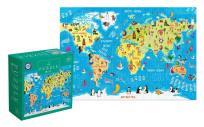 Opakowanie Puzzle 250 Kids 5 World Map