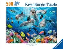 Opakowanie Puzzle 2D 500 Delfiny