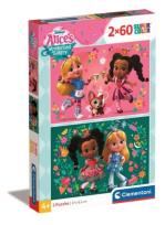 Opakowanie Puzzle 2x60 Super Kolor Alice`s Wonderland Bakery