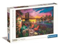 Opakowanie Puzzle 3000 HQ Manhattan balcony sunset 33552
