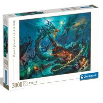 Opakowanie Puzzle 3000 HQ The Underwater Battle