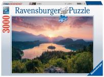 Opakowanie Puzzle 3000 Jezioro Bled Słowenia