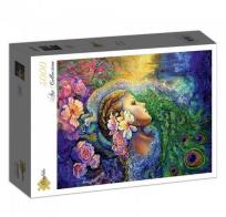 Opakowanie Puzzle 3000 Kolorowy Paw, Josephine Wall