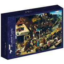 Opakowanie Puzzle 3000 Przysłowia, Piotr Brueghel, 1559