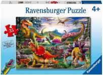 Opakowanie Puzzle 35 T-rex