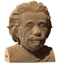 Opakowanie Puzzle 3D kartonowe - Albert Einstein