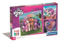 Opakowanie Puzzle 3x48 Super Kolor My Little Pony