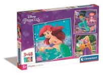 Opakowanie Puzzle 3x48 Super Kolor Princesses