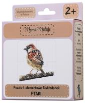 Opakowanie Puzzle 4-elementowe Ptaki