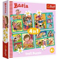 Opakowanie Puzzle 4w1 Przygody Basi TREFL