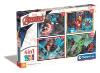 Opakowanie Puzzle 4w1 Super Kolor The Avengers