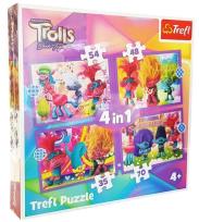 Opakowanie Puzzle 4w1 Trefliki na wakacjach TREFL