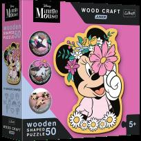 Opakowanie Puzzle 50 drewniane Wood Craft Junior W świecie Minnie 20200