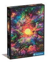 Opakowanie Puzzle 500 Color Boom Psychedelic Jungle Sunrise