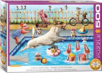 Opakowanie Puzzle 500 Crazy pool day by Lucia Heffer 6500-5878